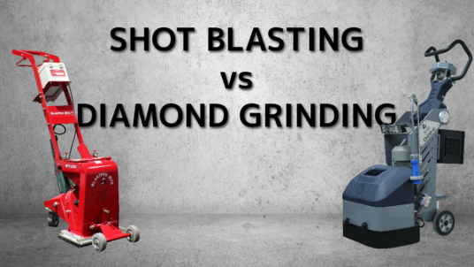 Shot Blasting Concrete vs. Diamond Grinding Unraveling the Best Surface Preparation Approach
