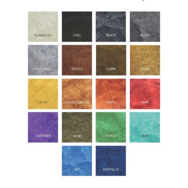 Diama Tallic Color Chart